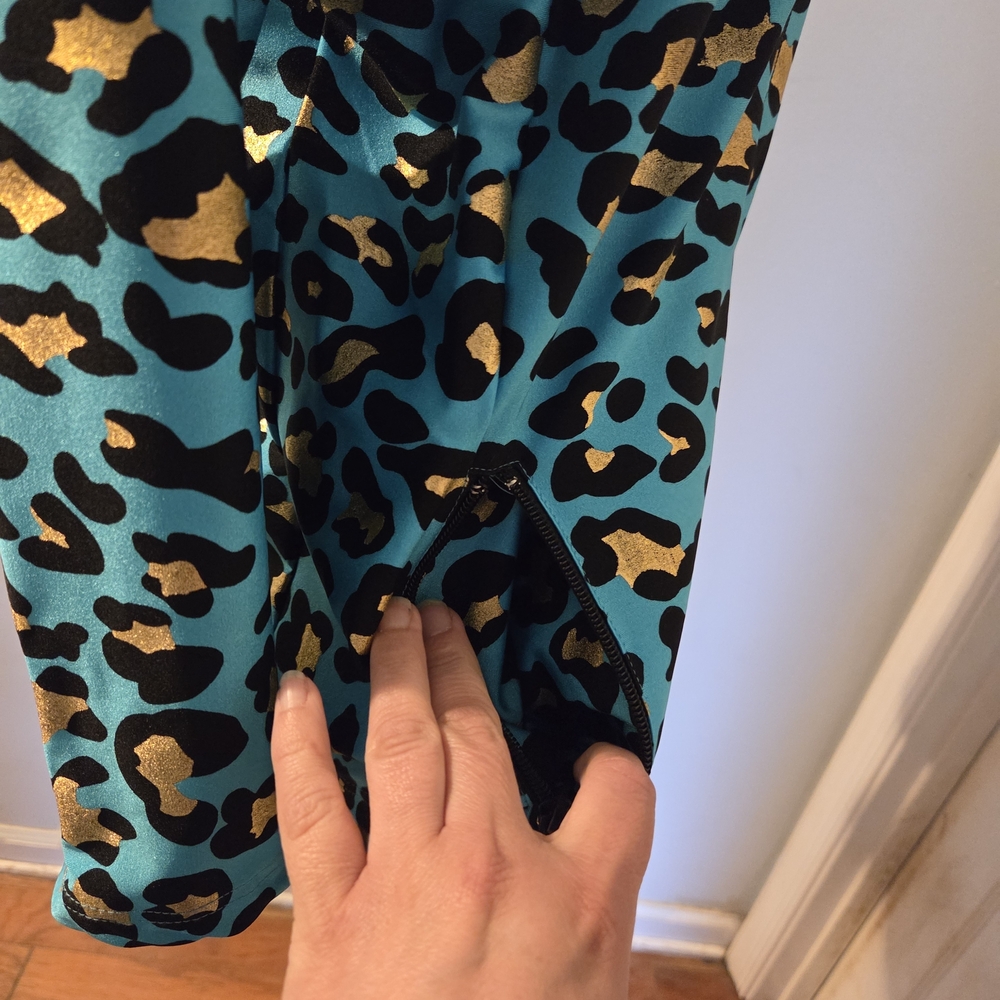 Berek Blue Leopard Print Jacket - Picture 5 of 7